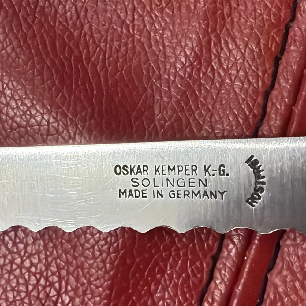 SHARP Vtg OSKAR KEMPER K-G 7